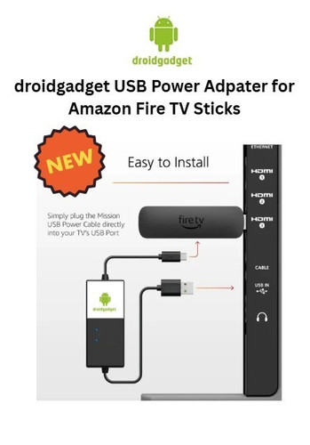Droidgadget usb power cable - droidgadget,