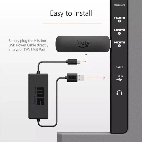 Mission usb power cable - power,