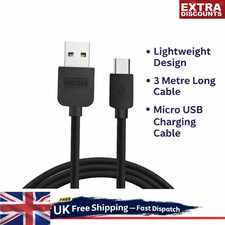 3 Meter Long Micro USB Power